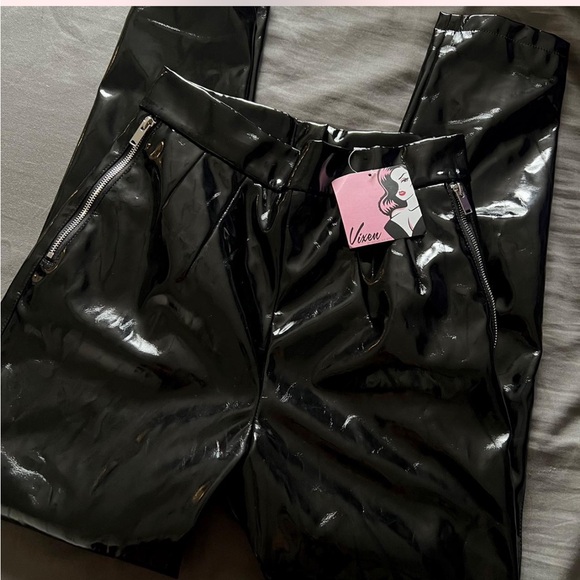 Vixen by Micheline Pitt Miss Kitty Cigarette Pants - Picture 3 of 5